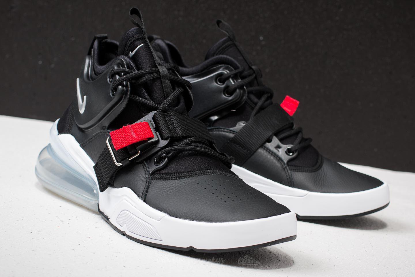 nike air force 270 black metallic silver
