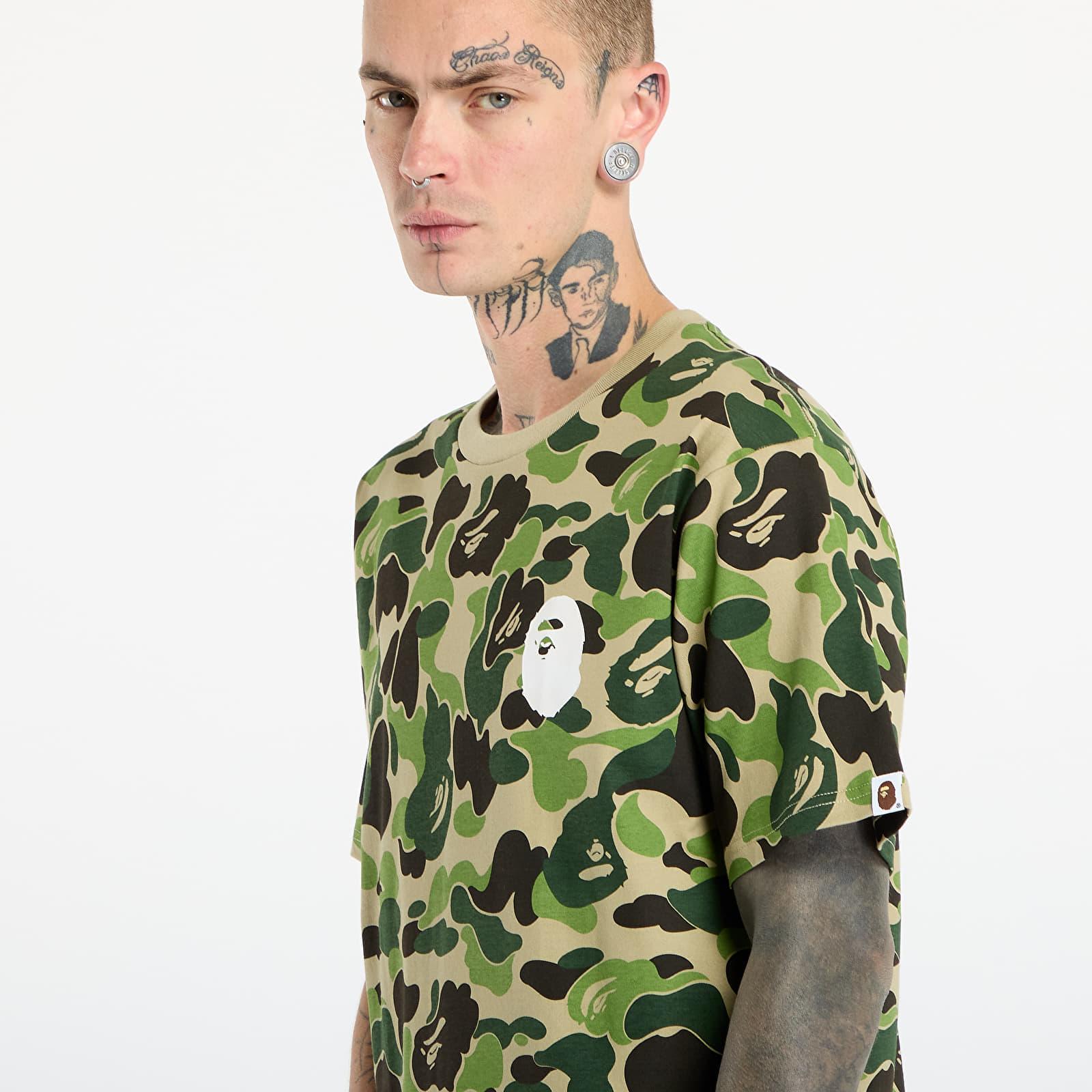 A Bathing Ape T-Shirt Abc Camo Asnka Tee in Green | Lyst