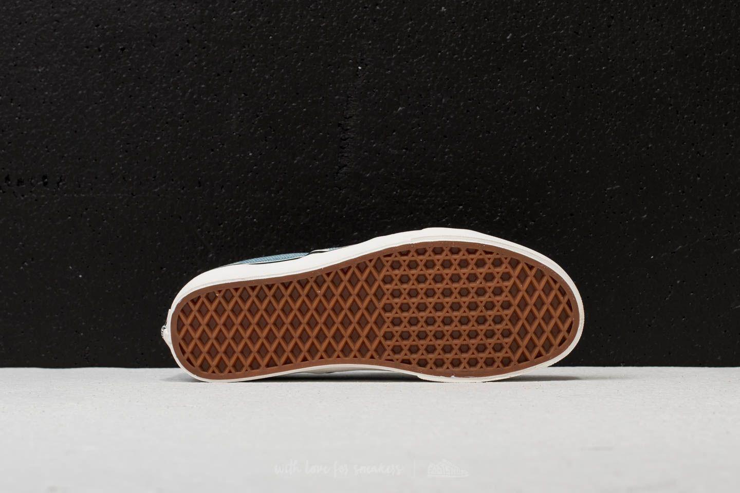 vans slip on patchwork denim