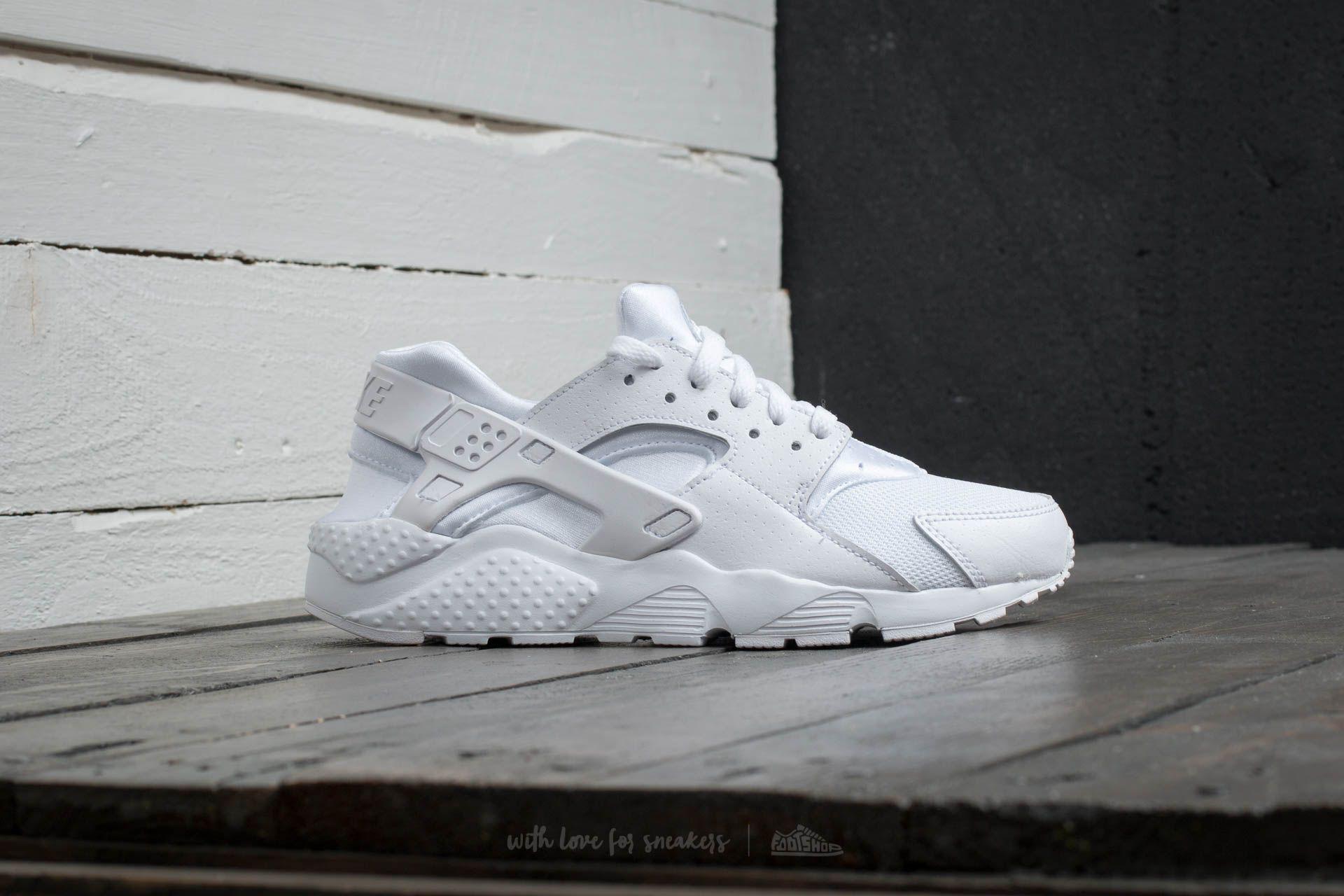 nike huarache white pure platinum