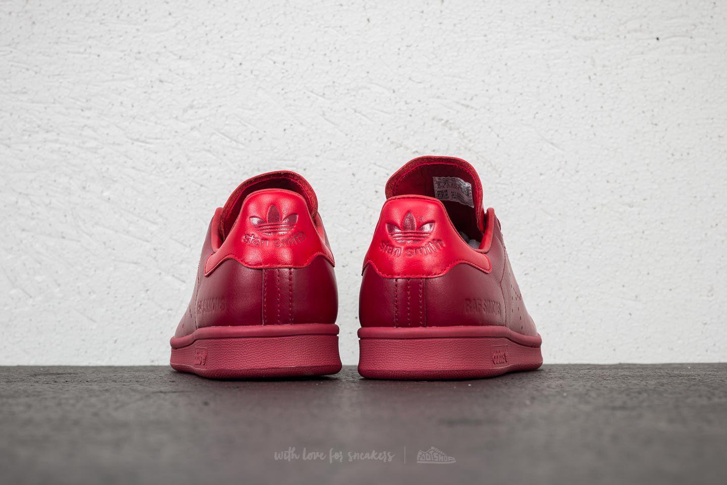 raf simons stan smith burgundy