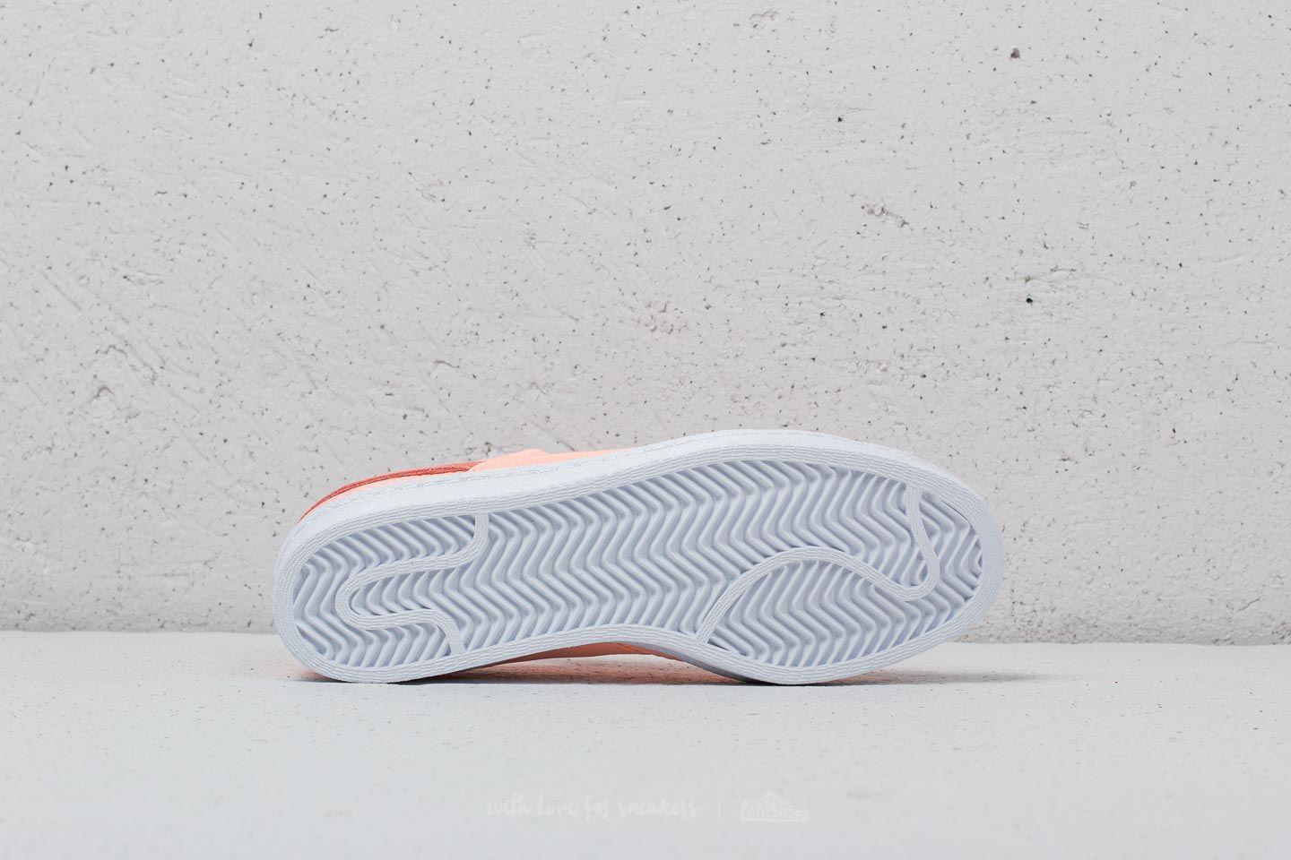adidas superstar slip on Orange