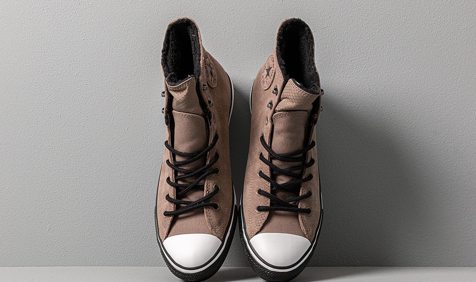 Converse Chuck Star Winter Taupe/ White/ Black in Brown | Lyst