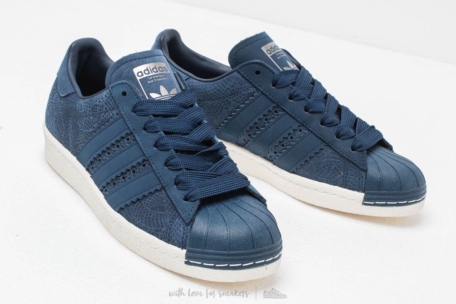 Buy Adidas Superstar 80s Navy | UP TO 54% OFF