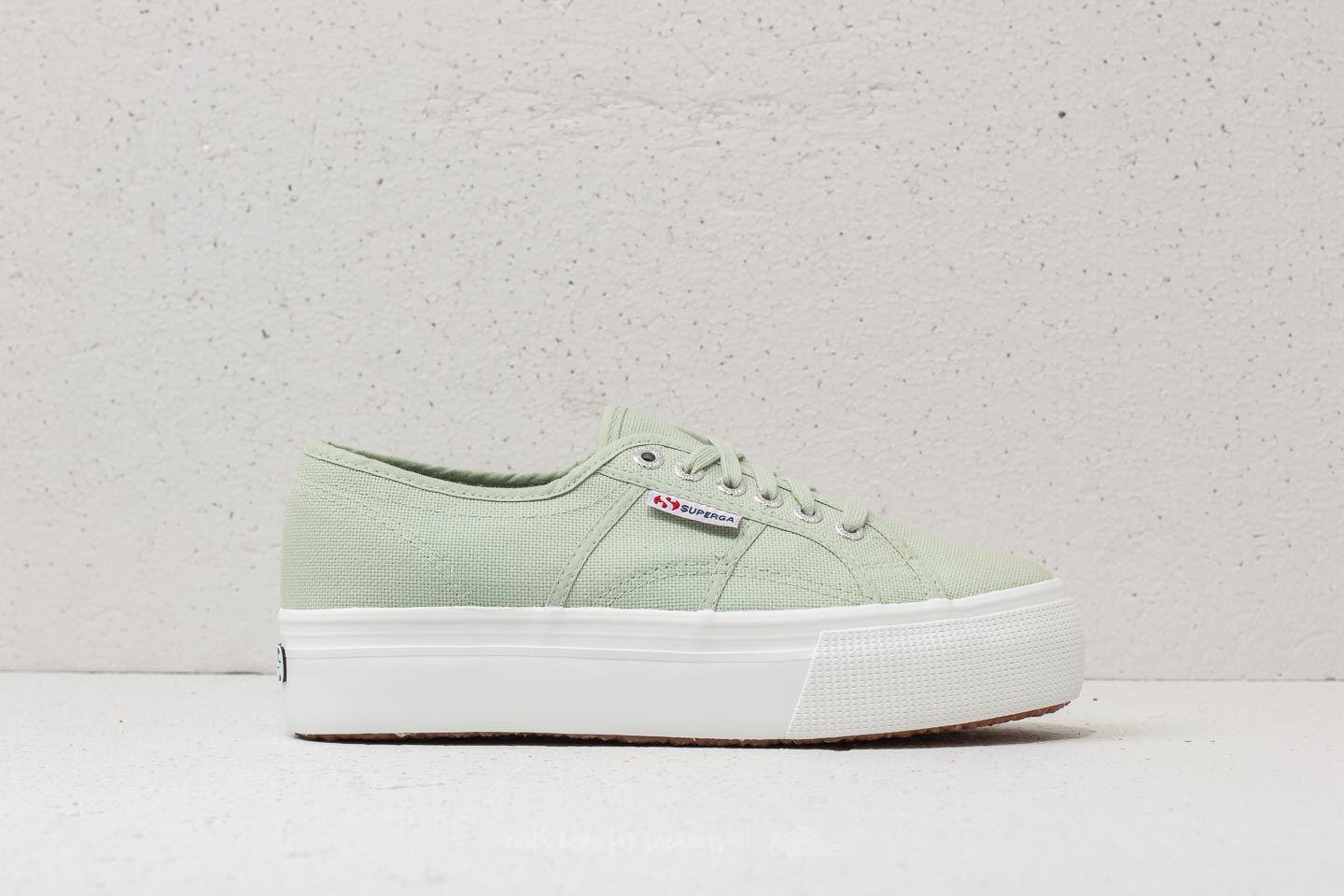superga flatform mint
