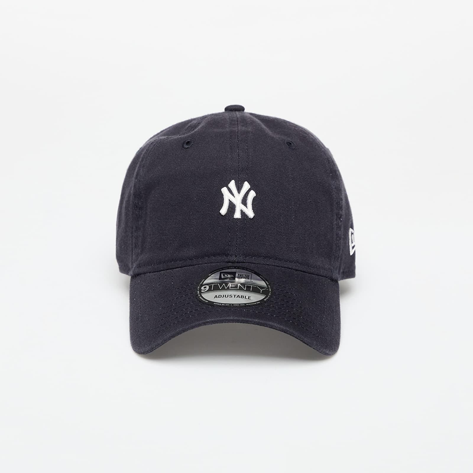 ◆New Era◆ MLB Washed Mini Logo New York Yankees Unstructur New York Yankees Mini Logo Washed Cream 9TWENTY Adjustable