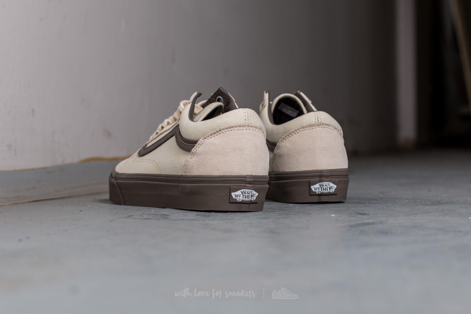 Vans Canvas Old Skool (c&d) Cream/ Walnut for Men - Lyst