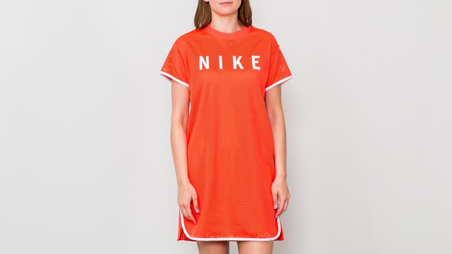 orange nike dress