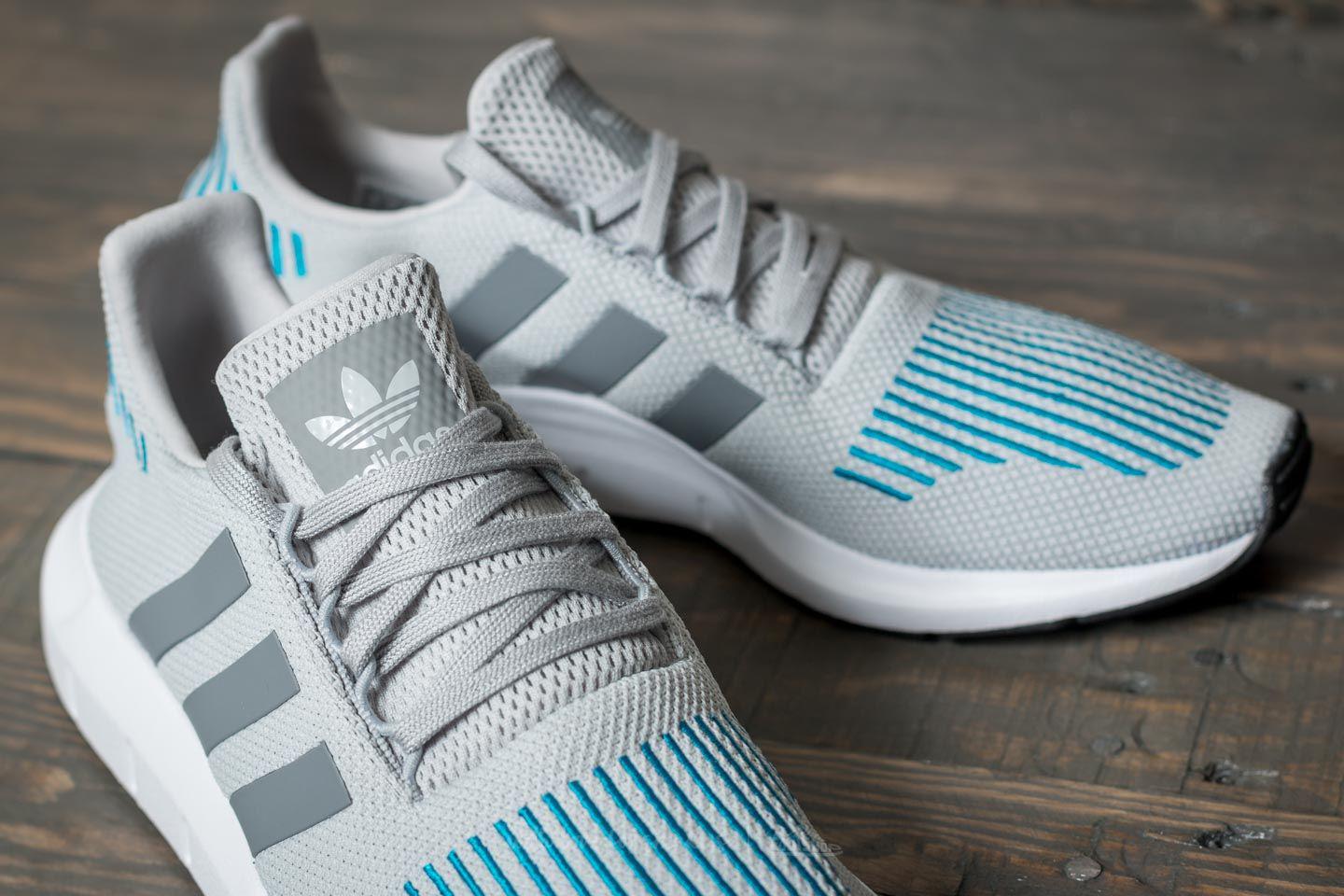 adidas swift run grey blue