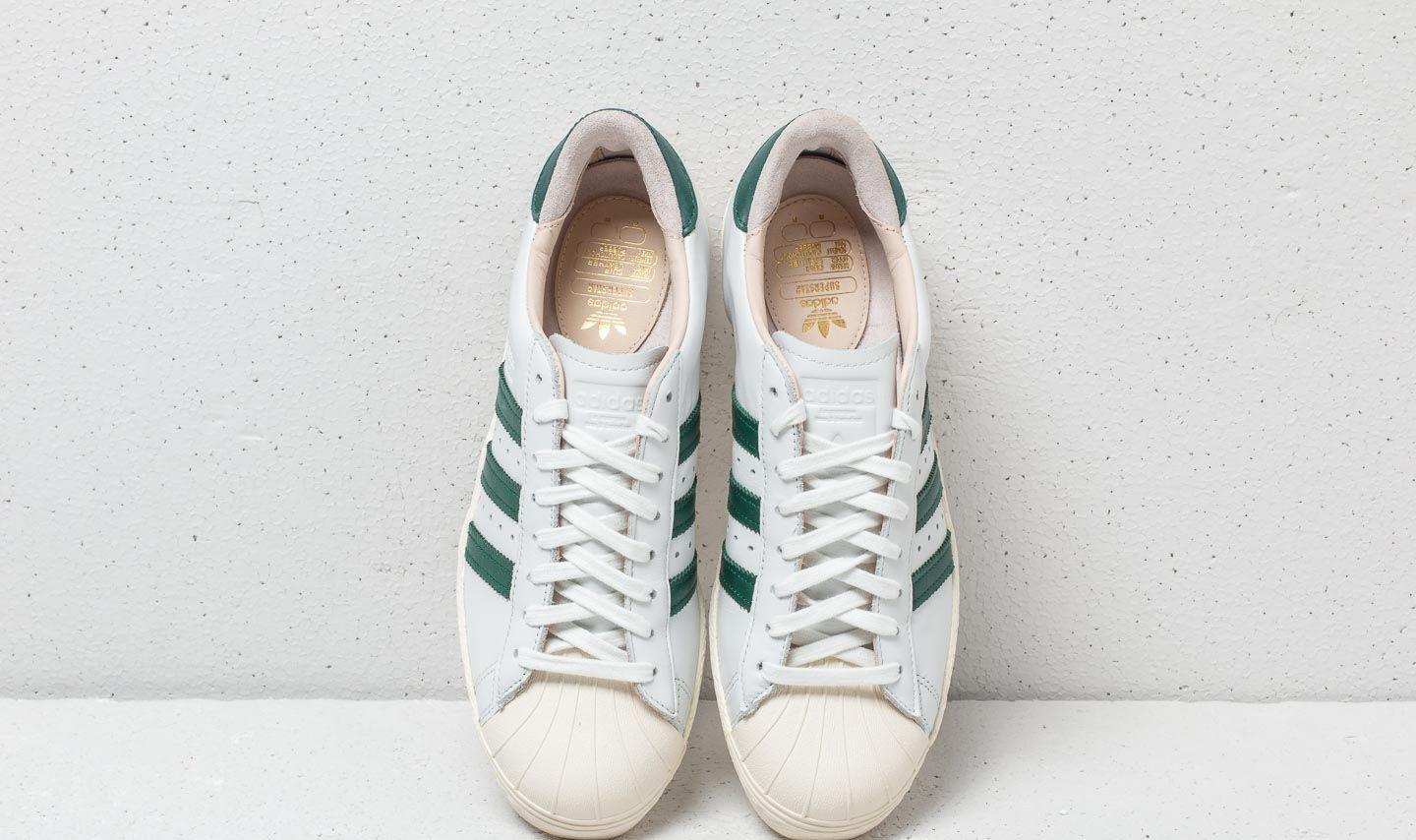 Adidas Superstar 80s Recon Crystal White/ Collegiate Green/ Off White di adidas  Originals da Uomo | Lyst