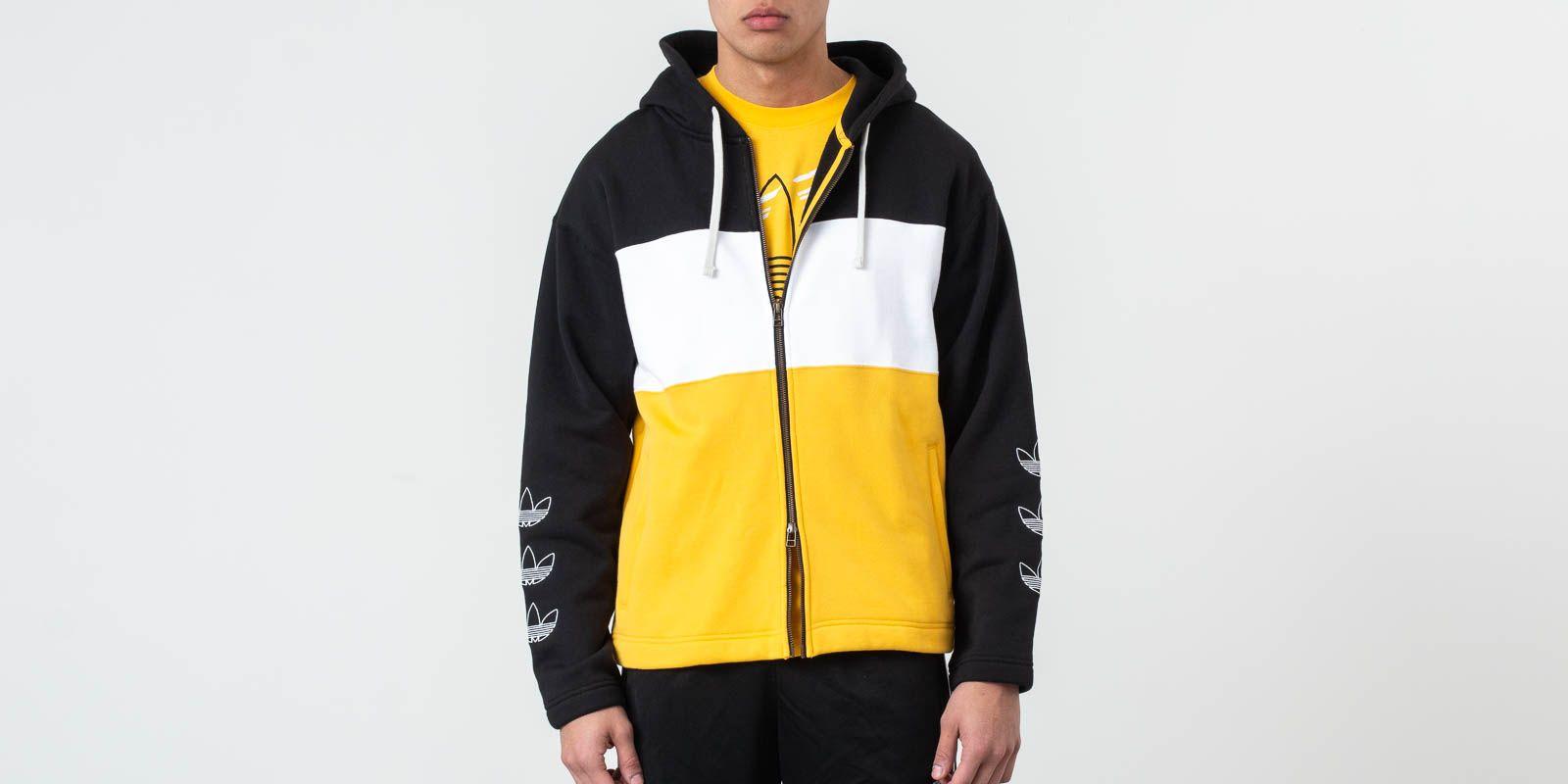 adidas originals black and gold hoodie