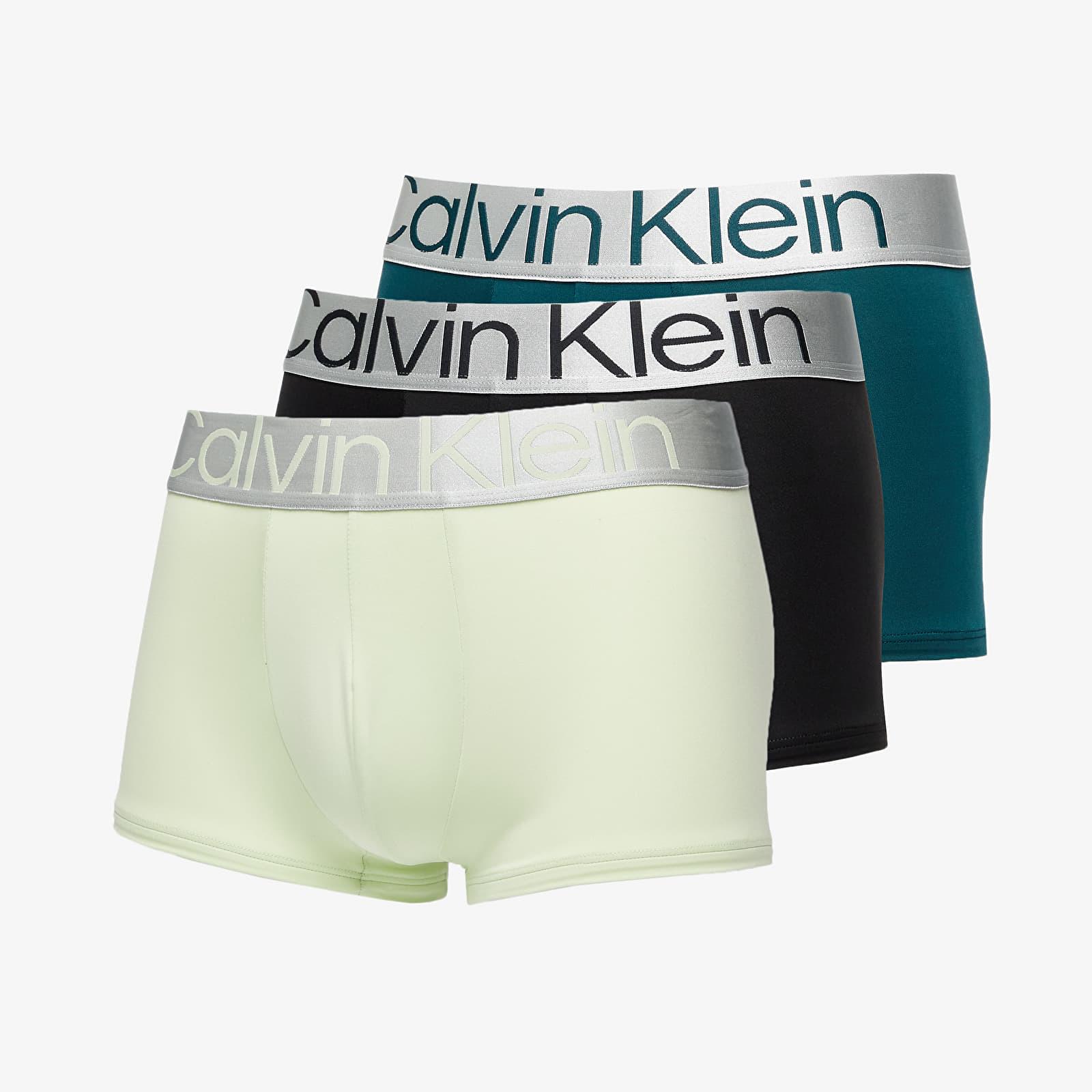 Calvin Klein Reconsidered Steel Microfiber Low Rise Trunk 3-pack Black/  Ponderosa Pine/ Spring Onion in Green for Men | Lyst