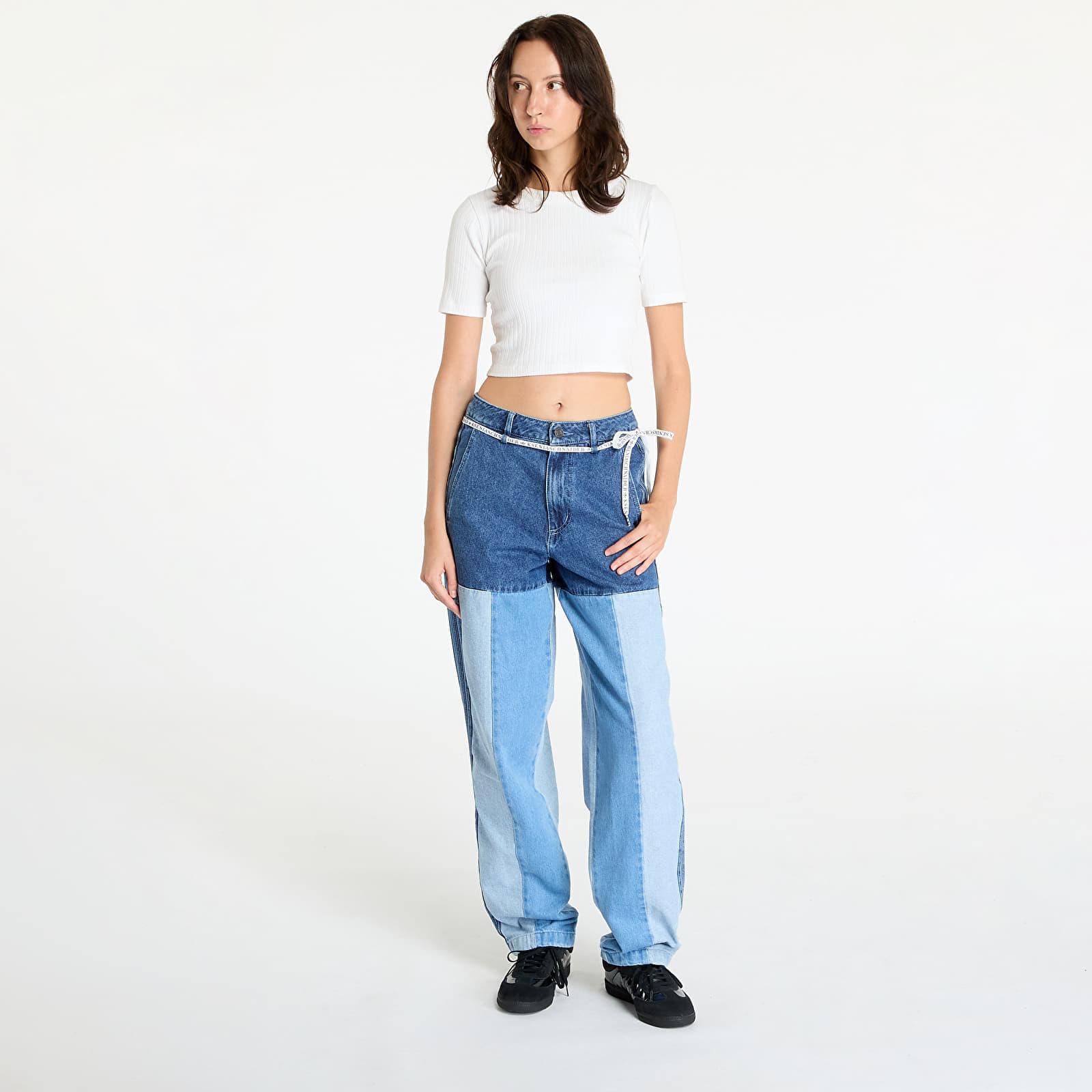 【Adidas】★KSENIASCHNAIDERxAdidas★ KSENIA PATCHWORK JEANS Adidas KSENIASCHNAIDER PATCHWORK STRAIGHT LEG JEANS – Active