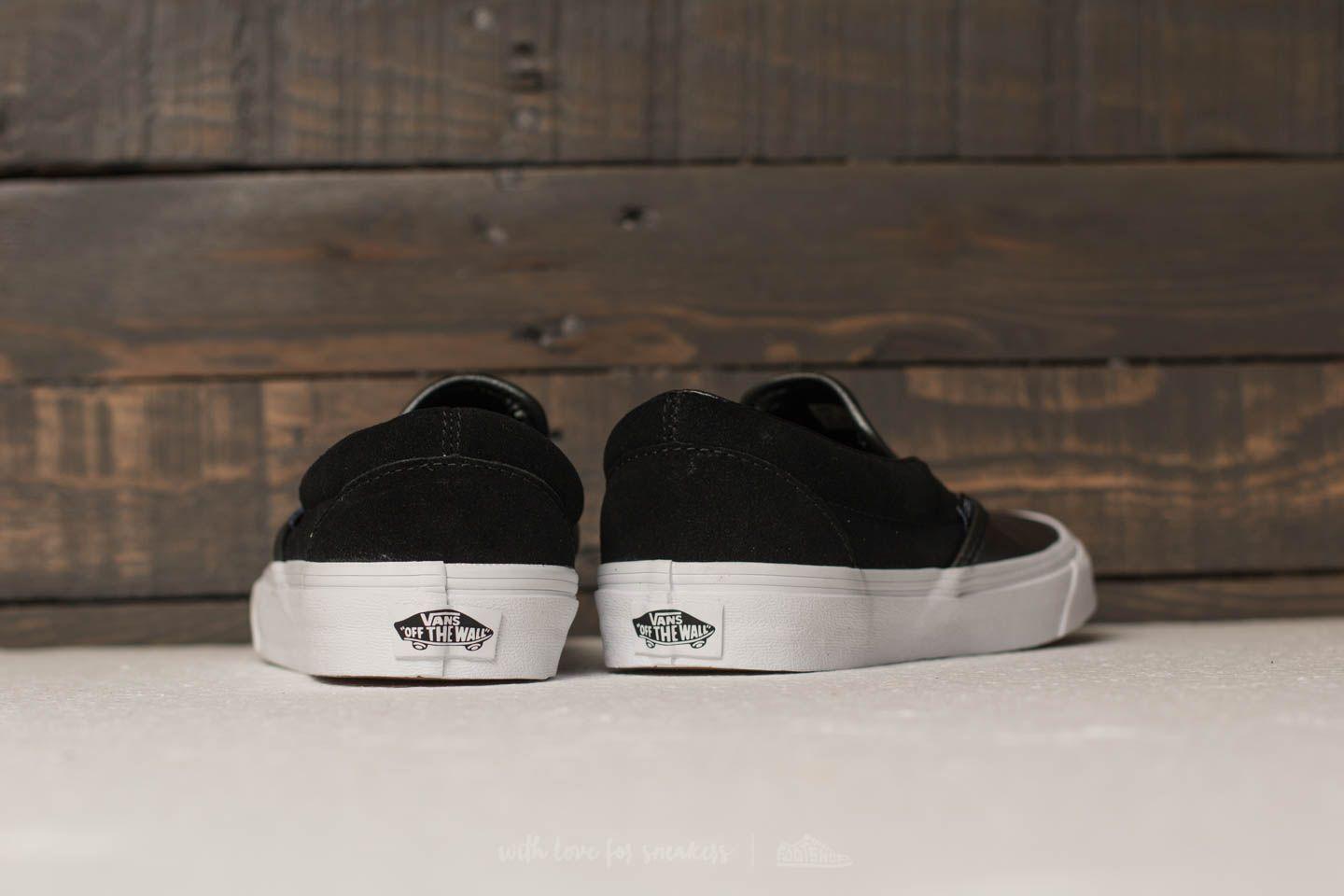 2 tone linen slip on vans