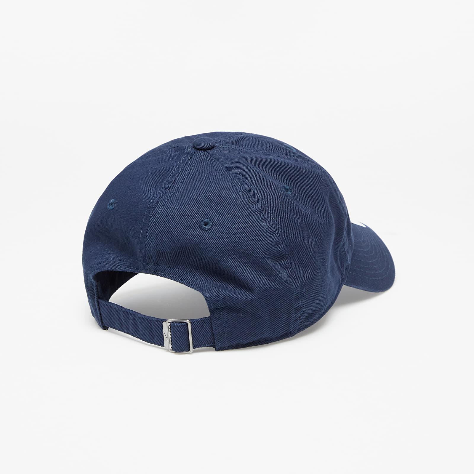 Nike Sportswear Heritage 86 Futura Washed Cap Obsidian/ White in het Blauw  | Lyst NL