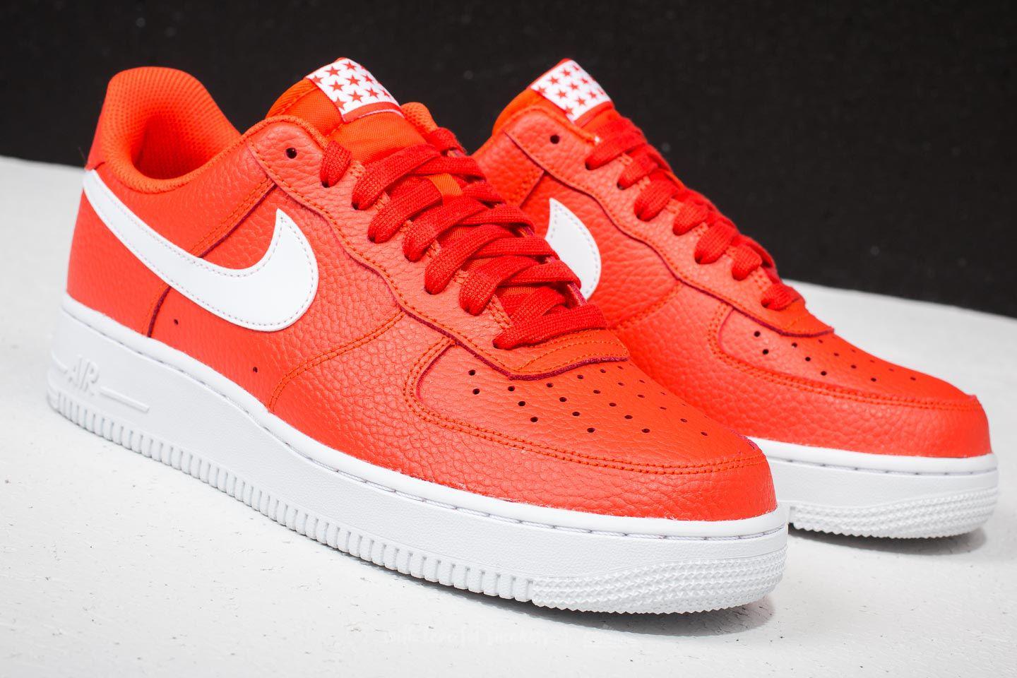 nike air force 1 07 team orange