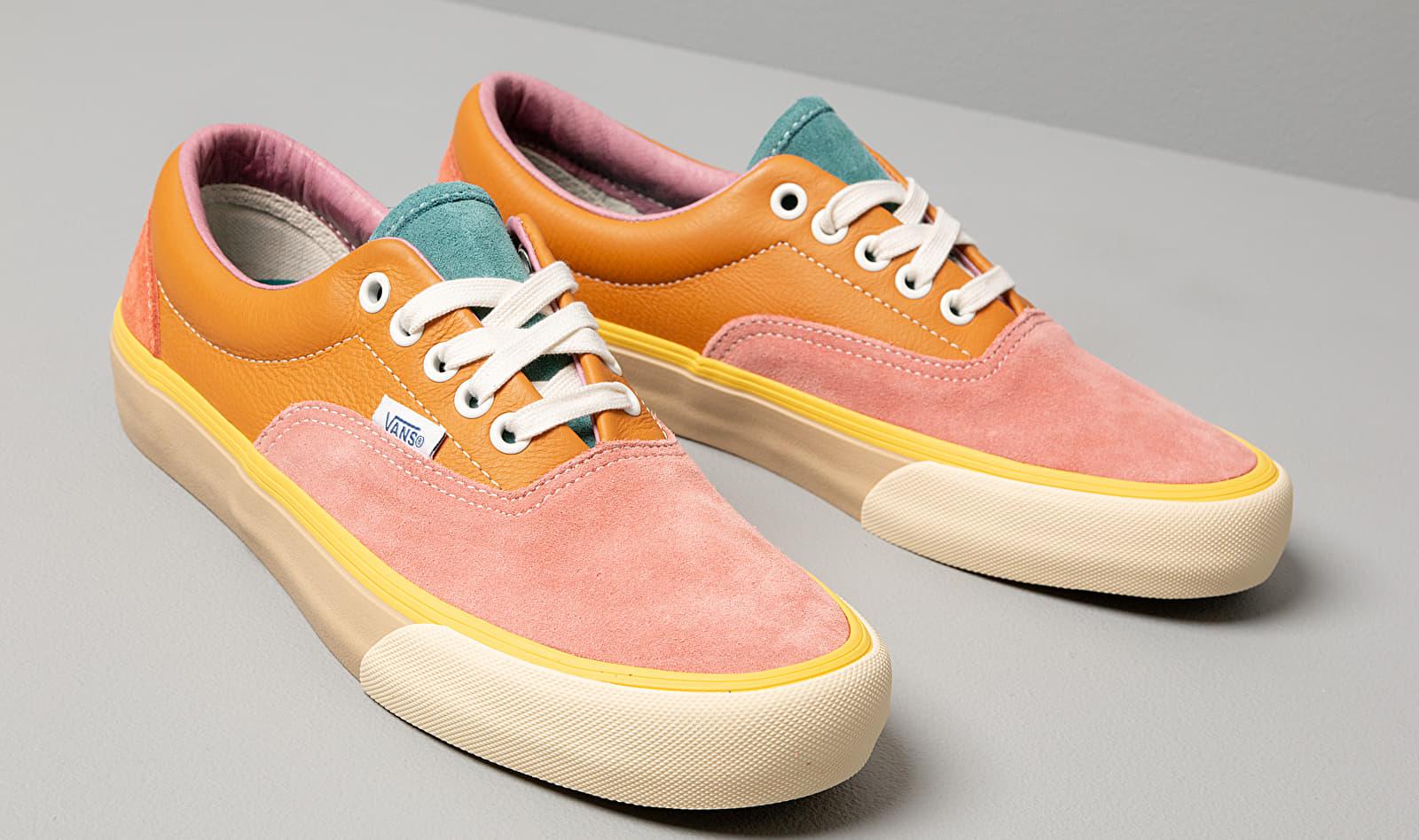 orange leather vans