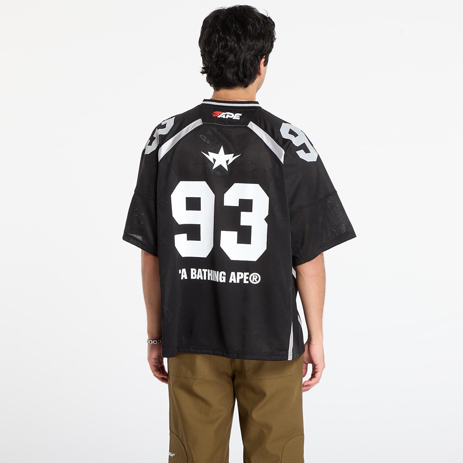 A Bathing Ape T-Shirt Line Camo Jacquard Relaxed Fit Football