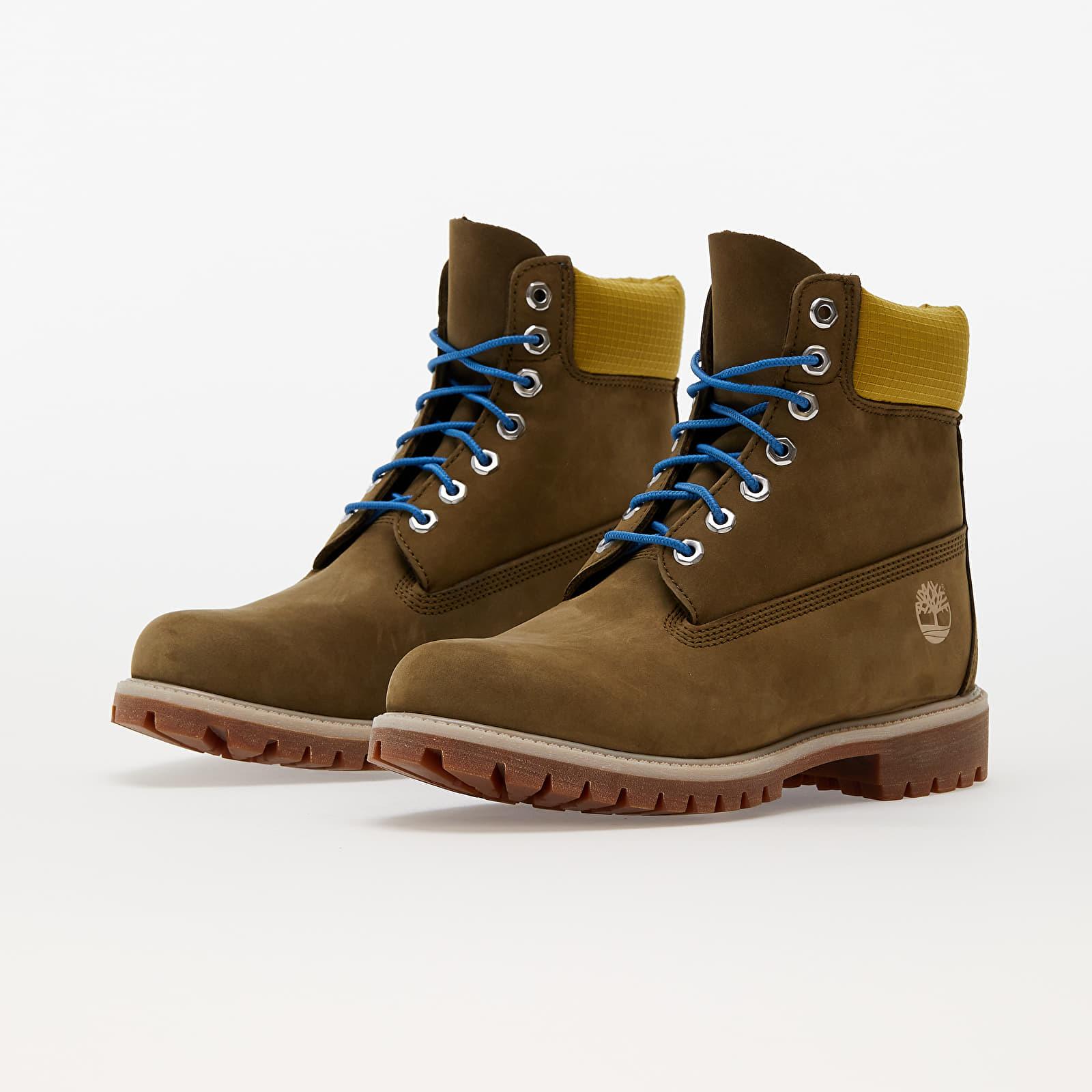 Timberland 6 Inch Premium Boot Military Olive in Brown for Men | Lyst