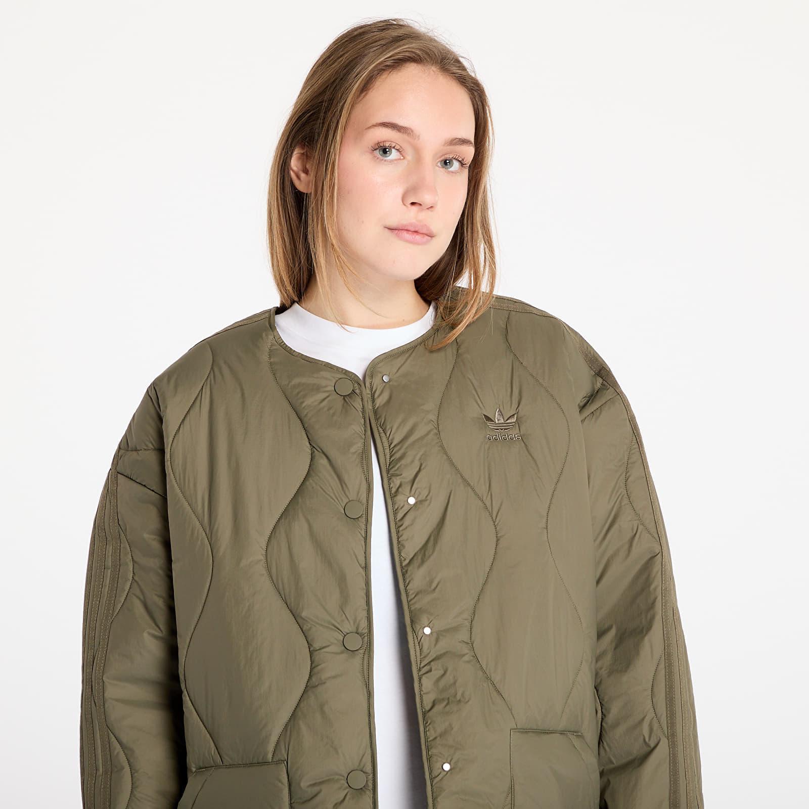 adidas quilted bomber jacket
