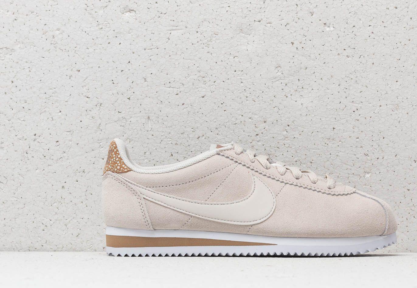 nike classic cortez light bone