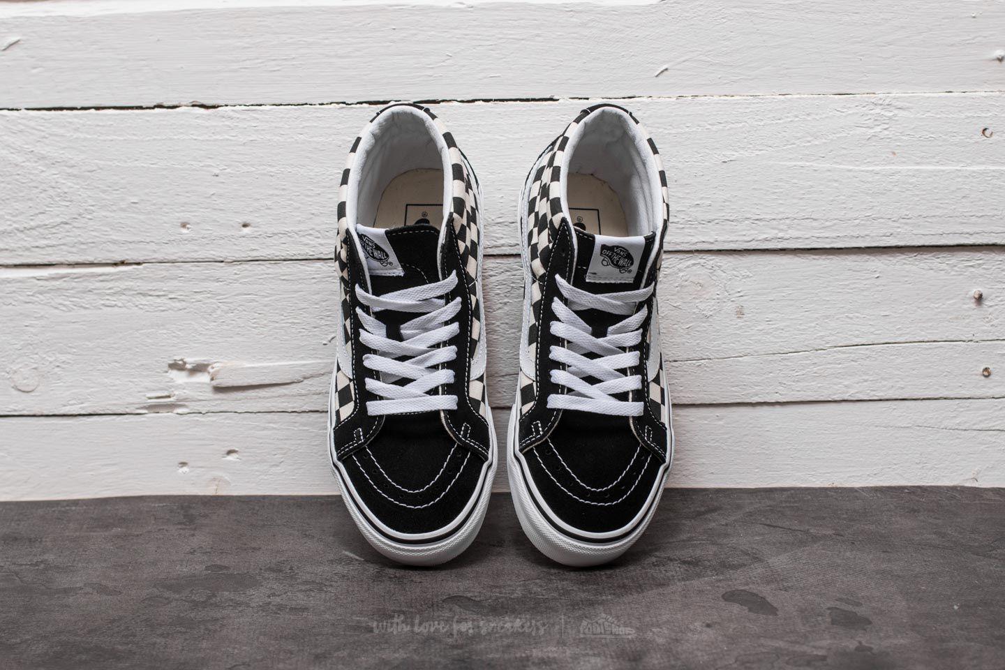 vans sk8 mid reissue checkerboard