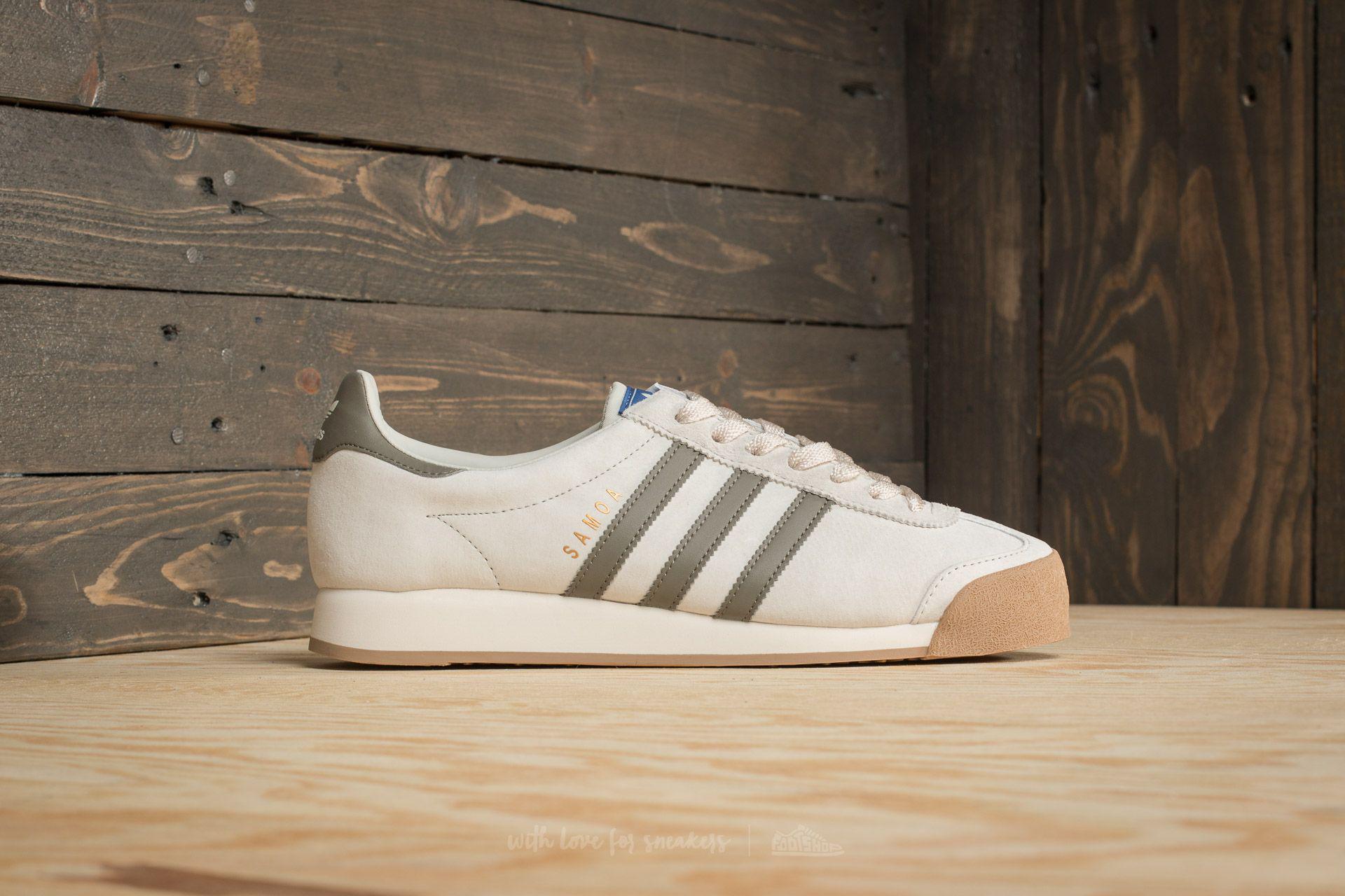 adidas samoa vintage white
