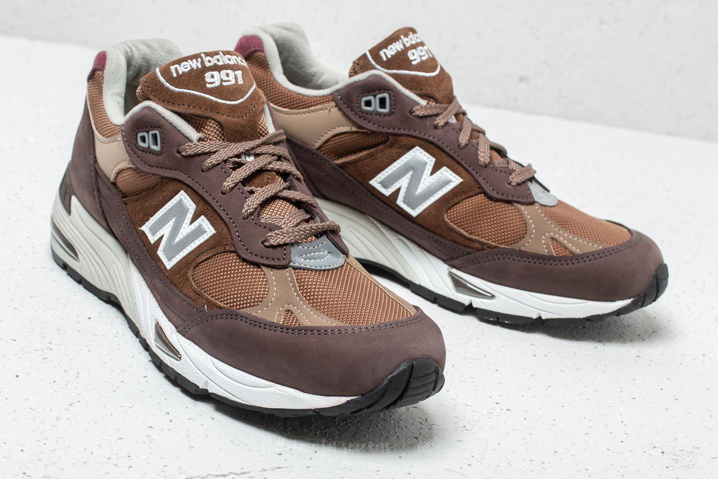 New Balance Suede 991 Brown/ Brown for Men | Lyst