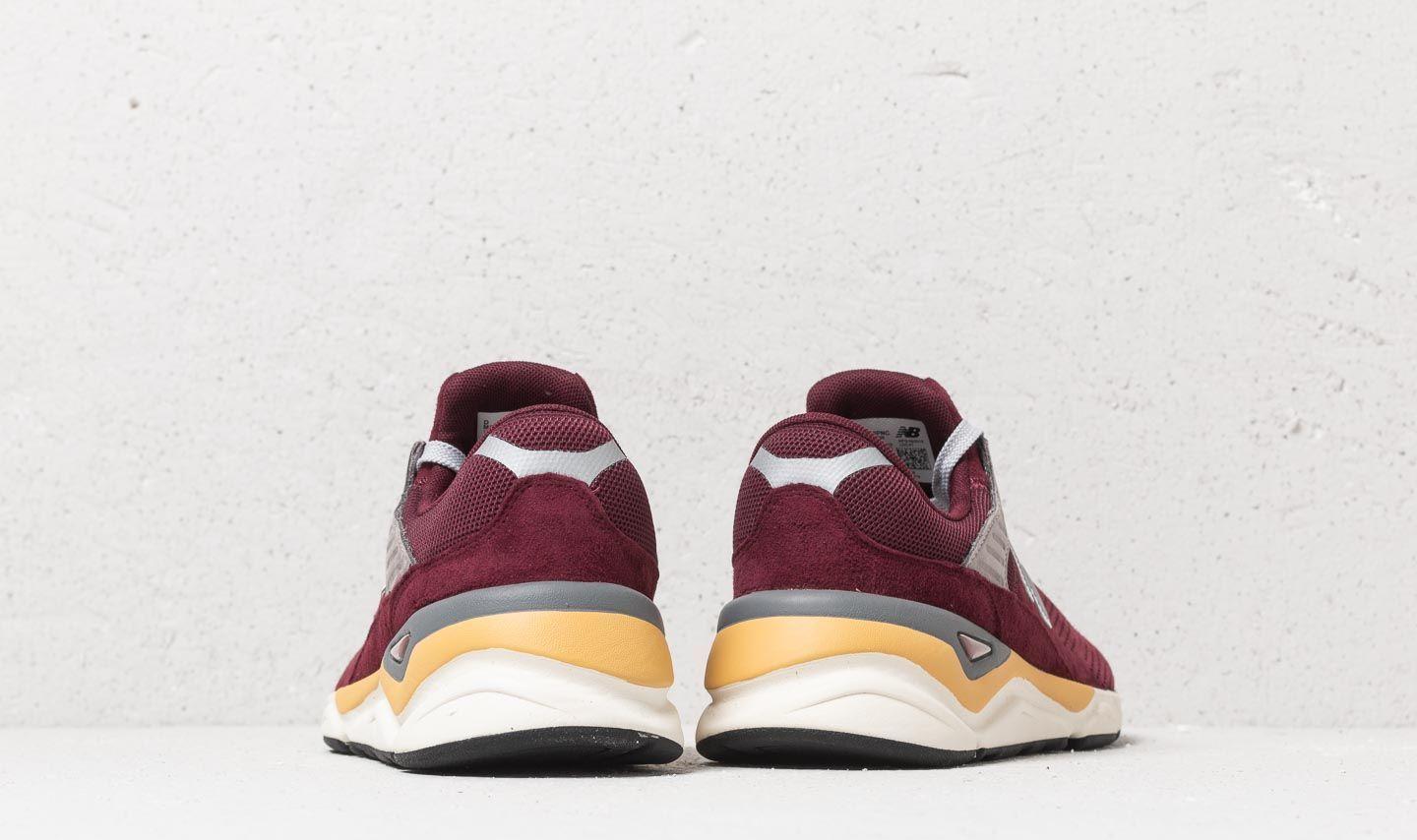 new balance x 90 burgundy