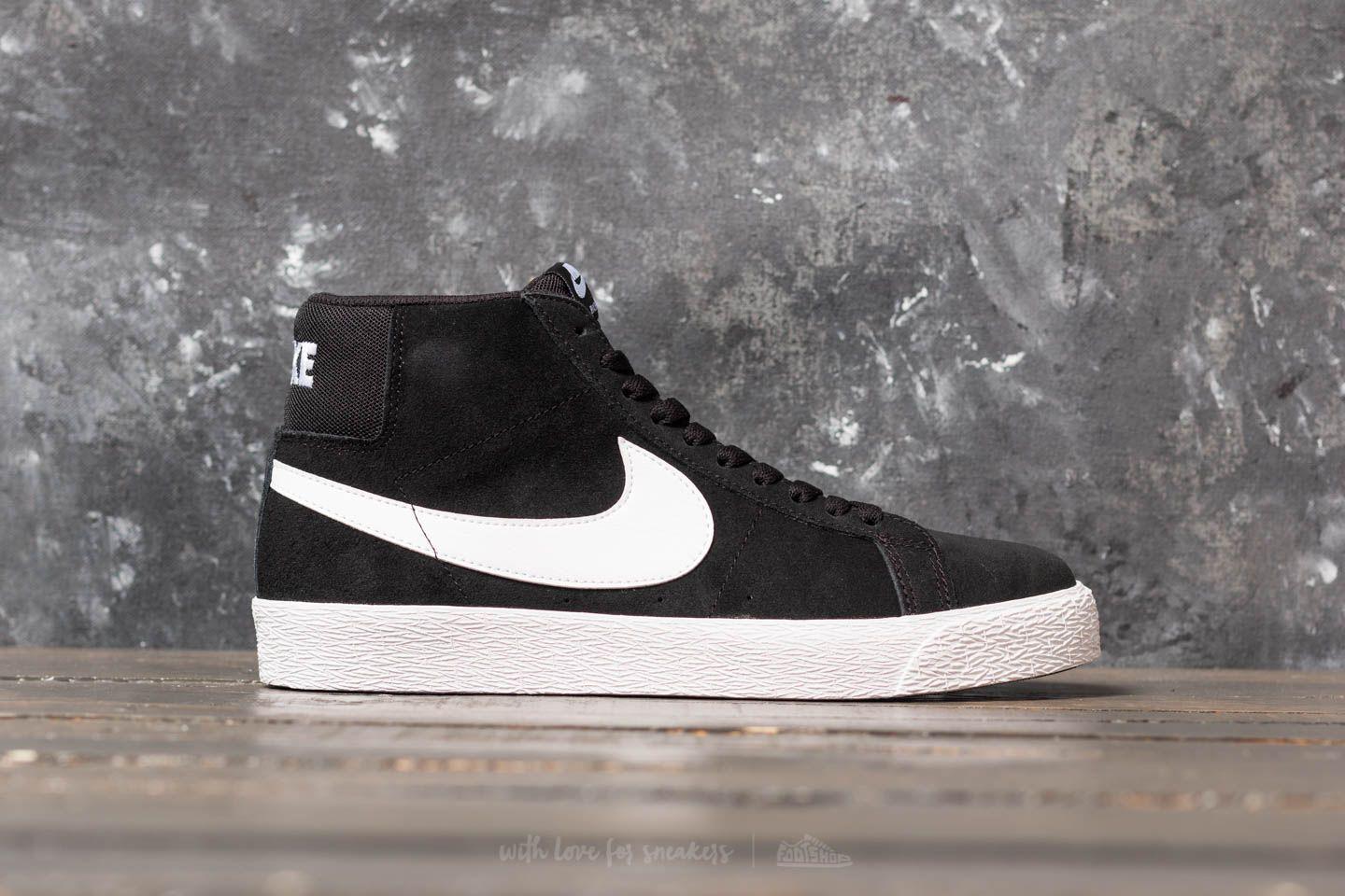 Nike Suede Sb Zoom Blazer Mid Black White White White For Men Lyst