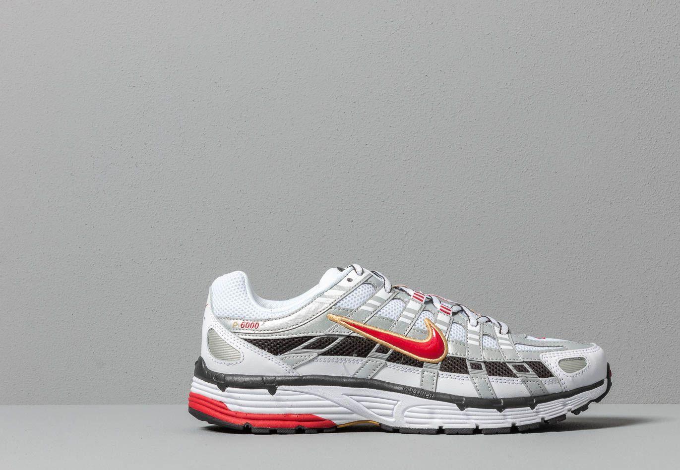 Nike Rubber P-6000 W White/ Varsity Red - Lyst