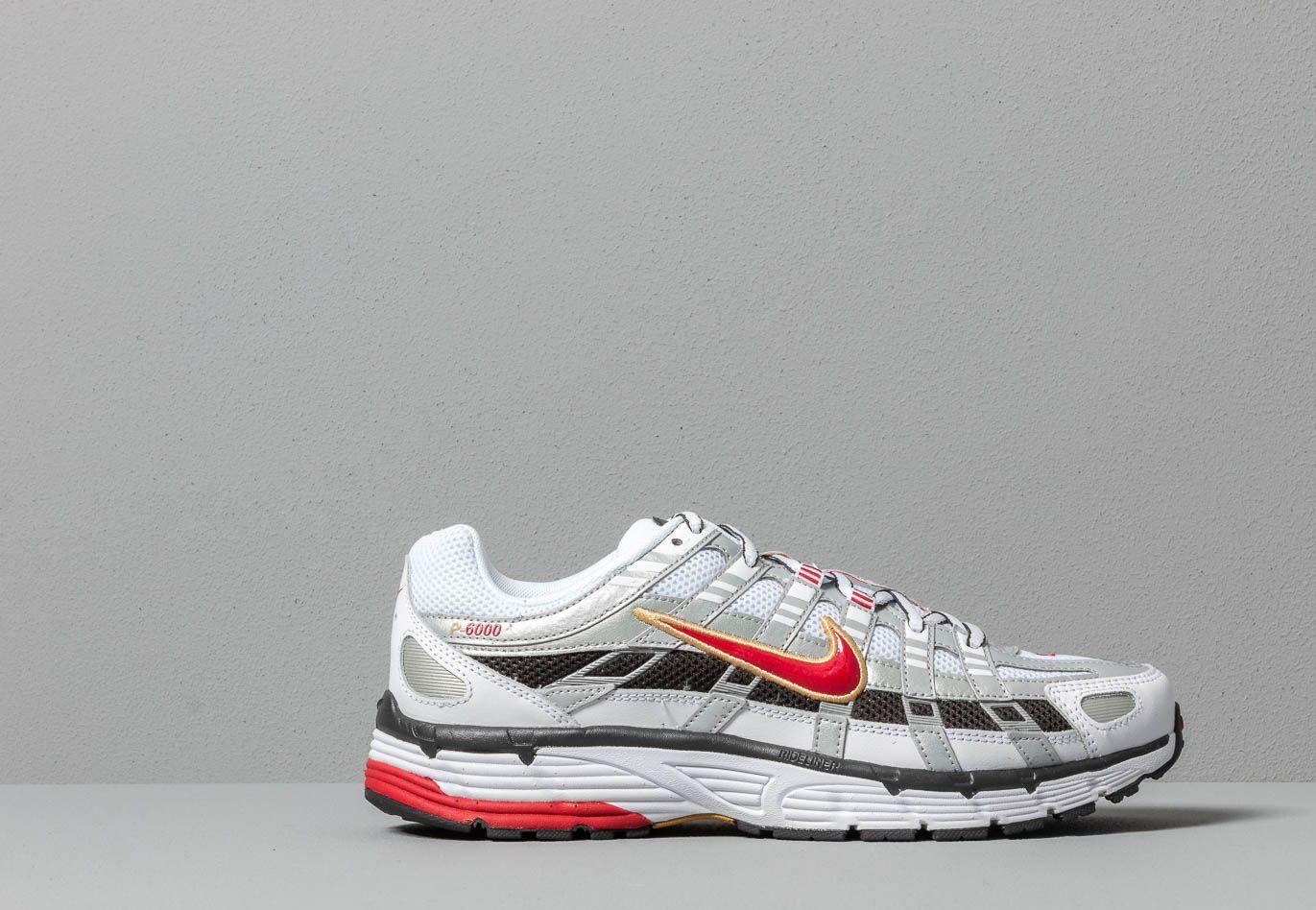 nike p6000 white red