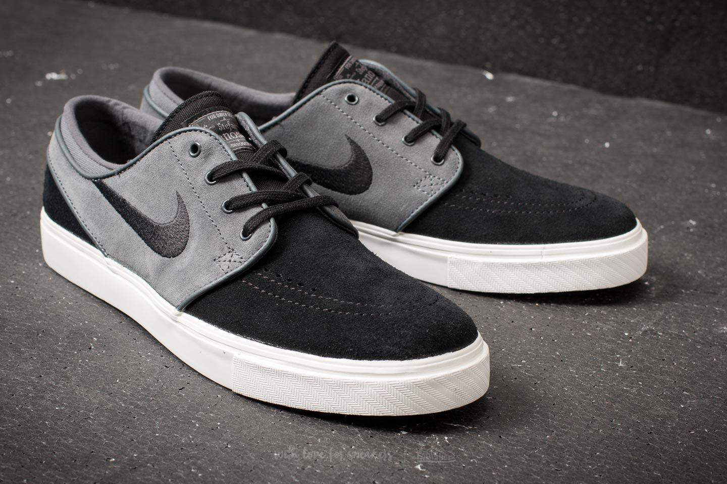grey and black janoskis