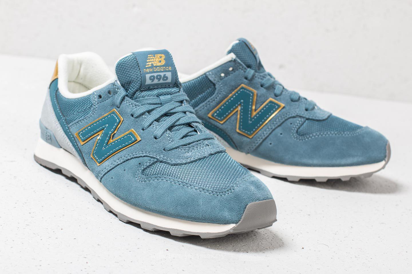 new balance 996 blue gold