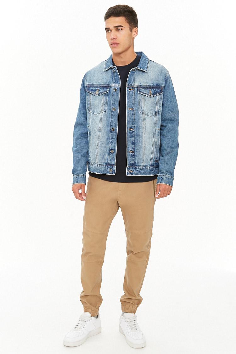 forever 21 mickey mouse denim jacket