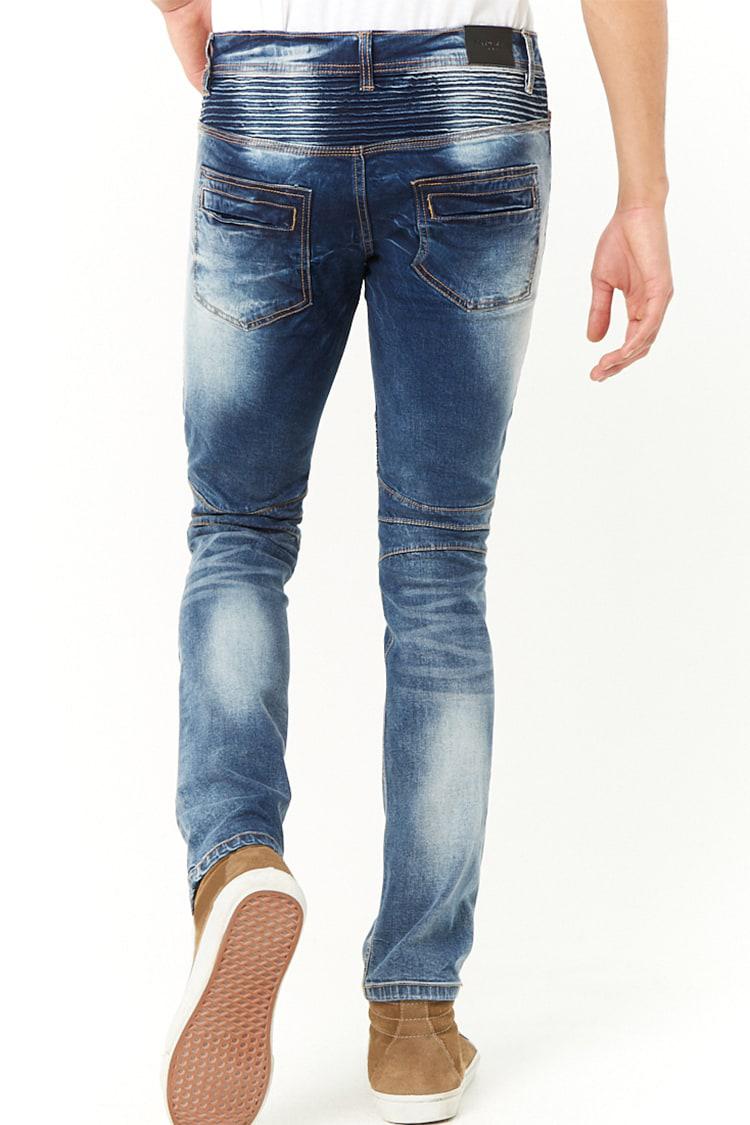 kdnk distressed moto jeans