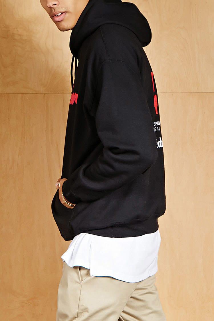 Lyst Forever 21 Bleach. Graphic Hoodie in Black for Men