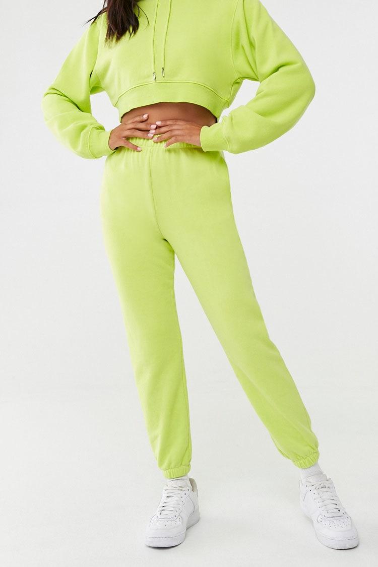 lime green sweatpants womens