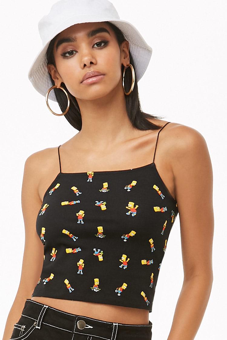 simpsons crop top forever 21