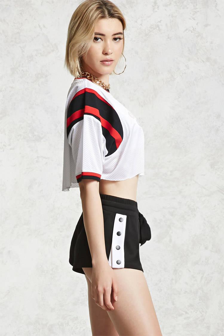 Forever 21 Synthetic Snap-button Shorts 