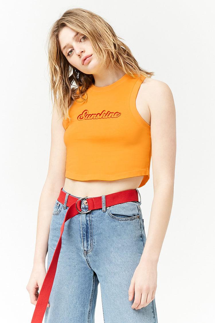 forever 21 red tank top