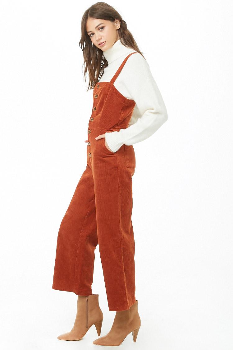 forever 21 orange romper