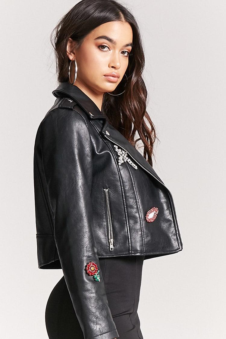 leather jacket for women forever 21
