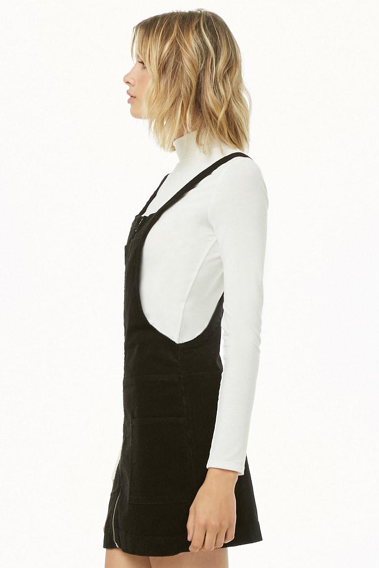 corduroy zip up dress