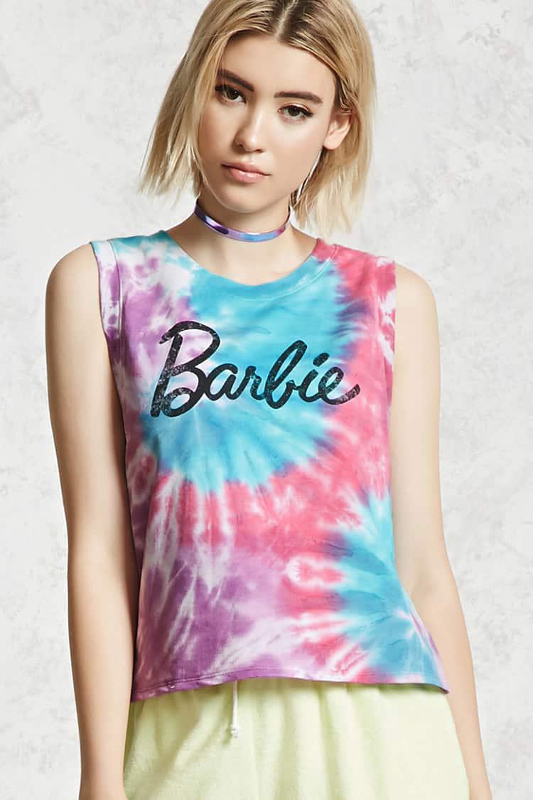 barbie tie dye shirt