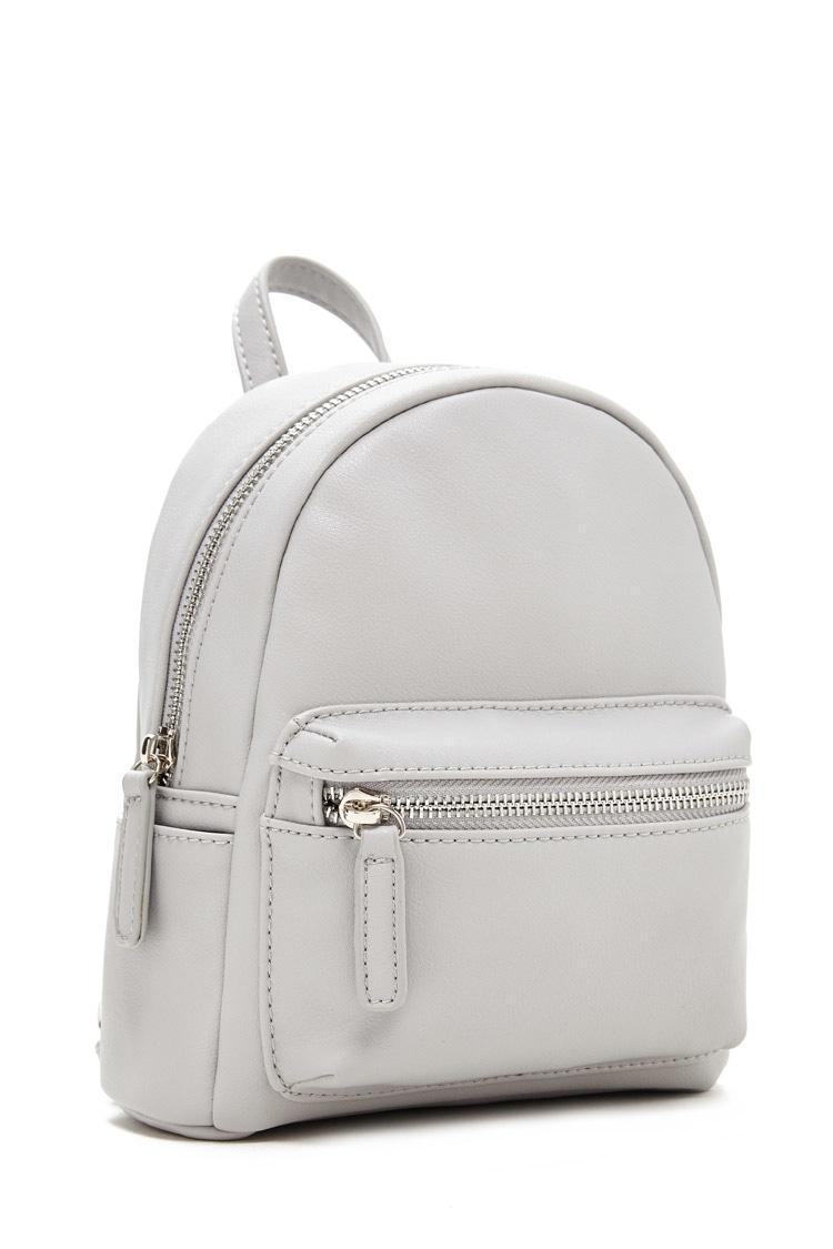 small backpack grey