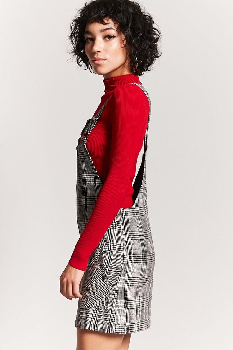 tweed overall skirt