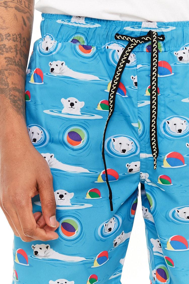 polar bear swim trunks