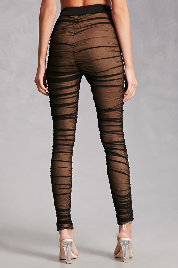 what are ruched leggings