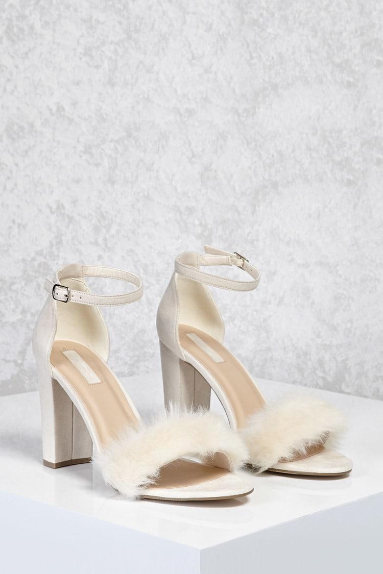 forever 21 fur heels